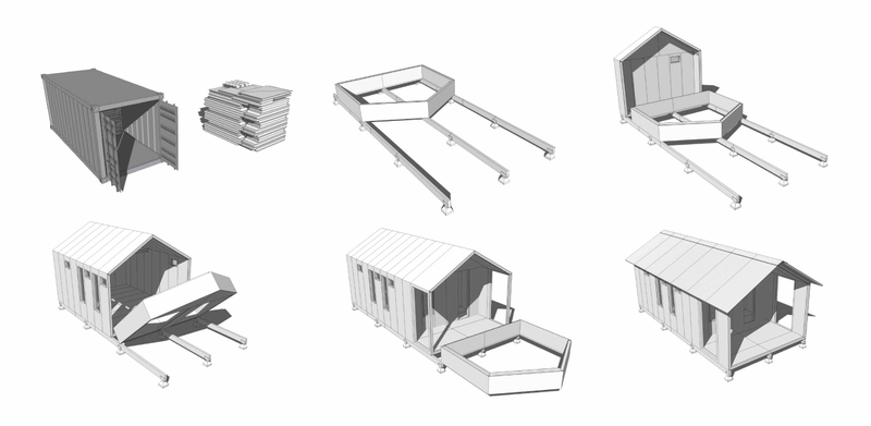 Illustration for article titled Gimme Shelter: 9 Instant Buildings From Disaster Zones to Battlefields